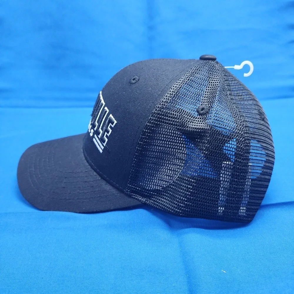 Louisville Cardinals Hat Cap Mesh Snap Back Mens Adjustable Black Logo U Of L UL
